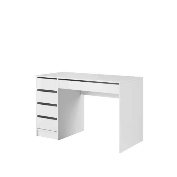 Skrivebord Ada 120 cm hvit glans