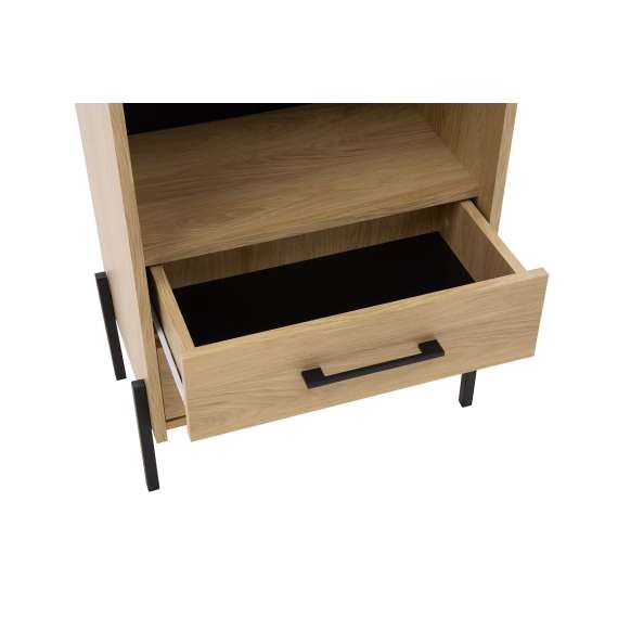 Reol ROTTERDAM 63x195 2 skuffer