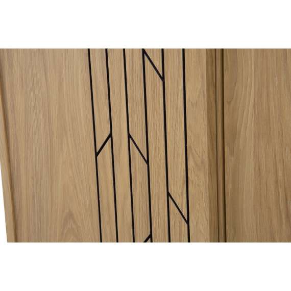 Vitrineskap ROTTERDAM 99x195 2 dører 2 skuffer