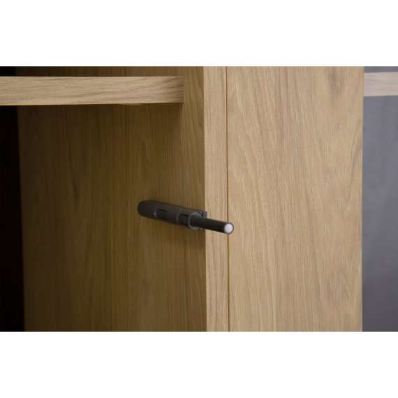 Vitrineskap ROTTERDAM 99x195 2 dører 2 skuffer