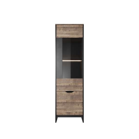 Vitrine Arden 56x194 cm - Trelook - Mørk - Loft stil