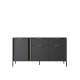 Skjenk Lars 153x82 cm - 2 skuffer - 3 dører - Antrasitt