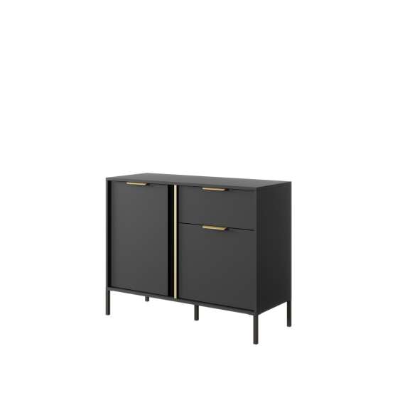 Skjenk Lars 104x82 cm - Antrasitt