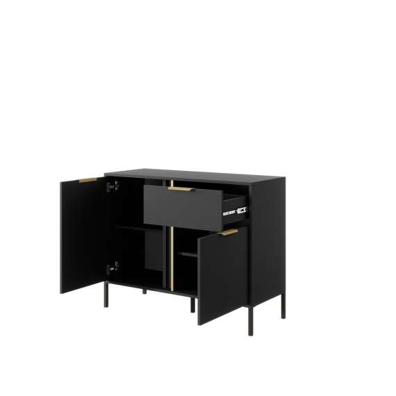 Skjenk Lars 104x82 cm - Antrasitt