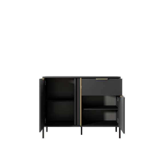 Skjenk Lars 104x82 cm - Antrasitt