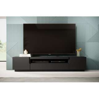 Tv-benk LOFTIA 200x41 cm - Svart matt