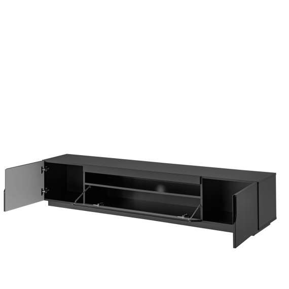 Tv-benk LOFTIA 200x41 cm - Svart matt
