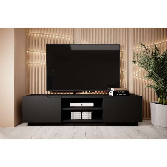 Tv-benk LOFTIA 160x41 cm - sort matt