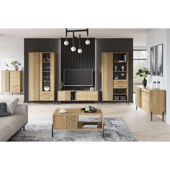 Tv-benk ROTTERDAM 154x52 - 3 dører