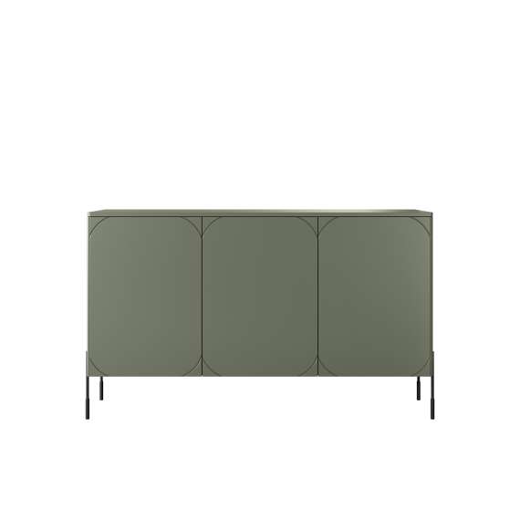 Skjenk Sonatia 154 - olivengrønn - 3 dører