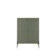 Skap Sonatia 124x140 - olivengrønn - 4 dører