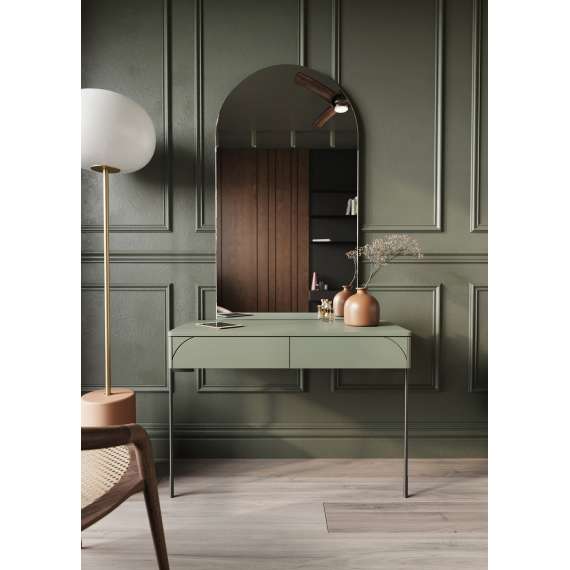 Konsoll Sonatia 104x45 - olivengrønn - sminkebord - veggmontert
