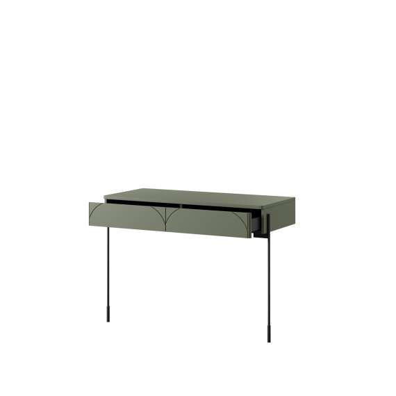 Konsoll Sonatia 104x45 - olivengrønn - sminkebord - veggmontert