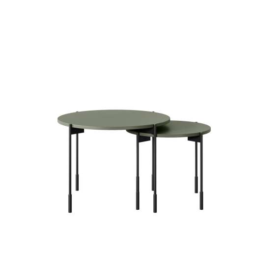 Stuebord Sonatia ø49 - olivengrønn - metallben