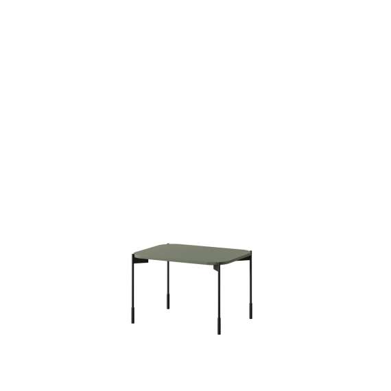 Stuebord Sonatia 60x45 - olivengrønn - metallben