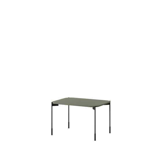 Stuebord Sonatia 70x50 - olivengrønn - metallben