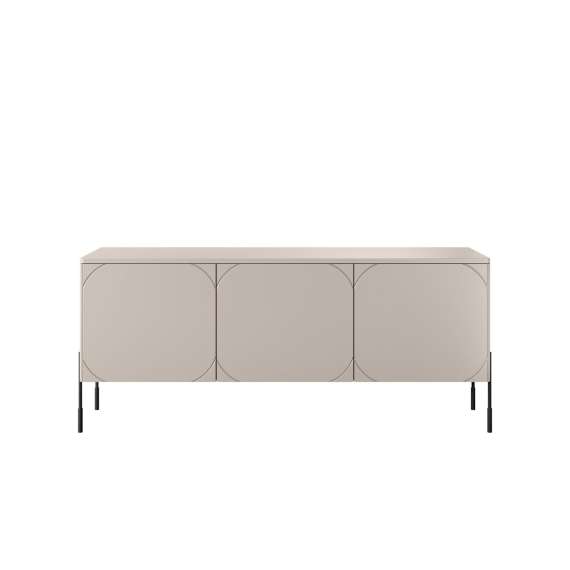 Tv-benk Sonatia 154 - cashmere - 3 dører