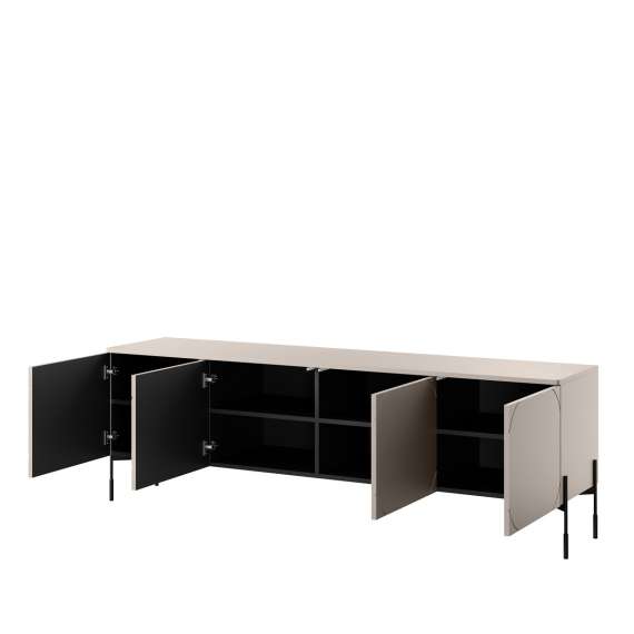 Tv-benk Sonatia 204 - cashmere - 4 dører