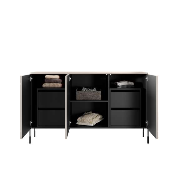 Skjenk Sonatia 154 - cashmere - 3 dører