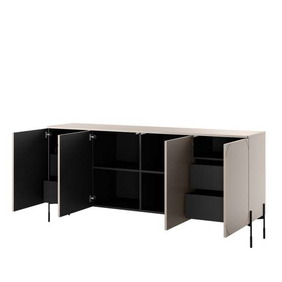 Skjenk Sonatia 204 - cashmere - 4 dører