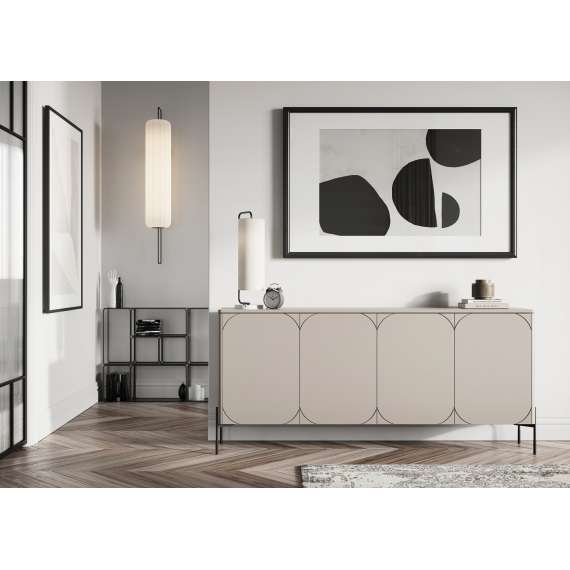 Skjenk Sonatia 204 - cashmere - 4 dører