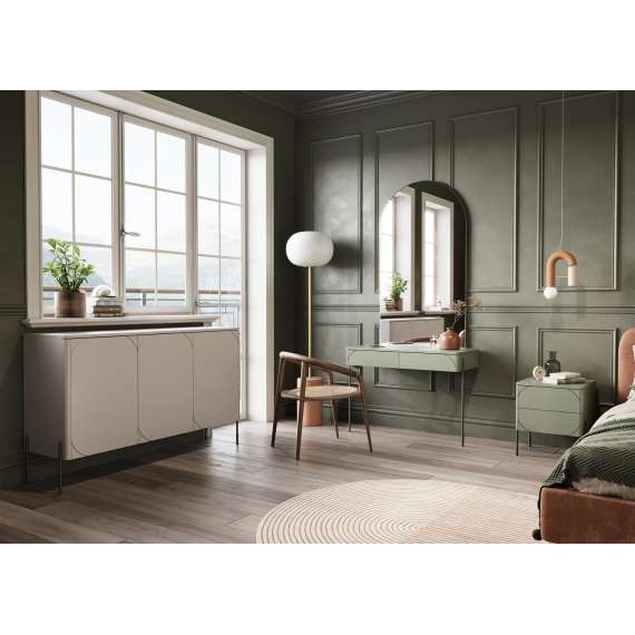 Nattbord Sonatia 49x55 - cashmere - 4 dører