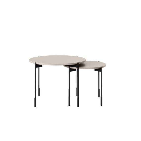 Stuebord Sonatia ø64 - cashmere - metallben