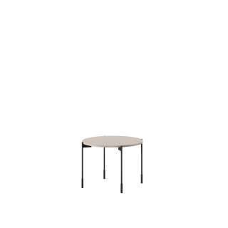 Stuebord Sonatia ø64 - cashmere - metallben