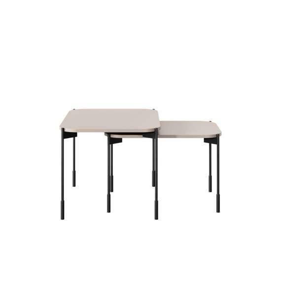 Stuebord Sonatia 70x50 - cashmere - metallben