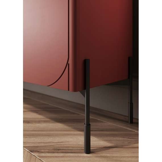 Tv-benk Sonatia 204 - rustikk rød - 4 dører