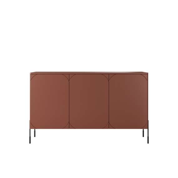 Skjenk Sonatia 154 - rustikk rød - 3 dører