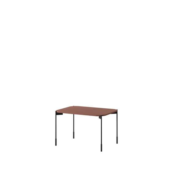 Stuebord Sonatia 70x50 - rustikk rød - metallben