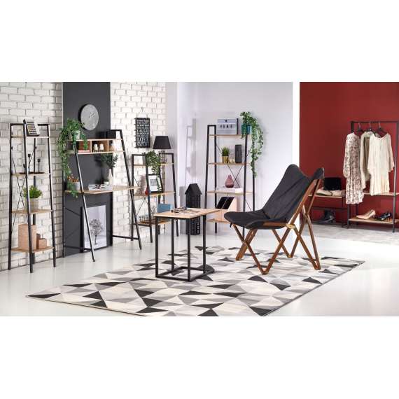 Reol Narvik 60 cm - eik sonoma - svart