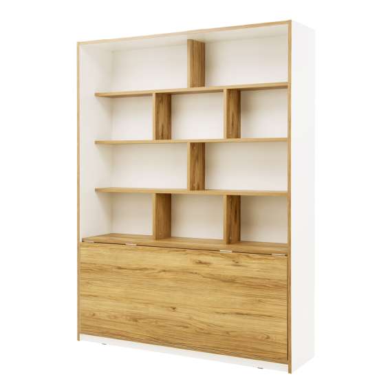 Reol med skrivebord Smarta 160 cm - Bokhylle - Flere hyller