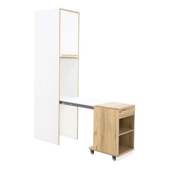 Skap med skjult skrivebord Smarta 49 cm - Høyskap