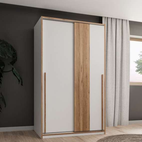 Garderobe Smarta 119 cm - med skyvedører