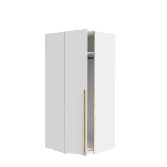 Hjørnegarderobe Smarta 94 cm - garderobe med dør