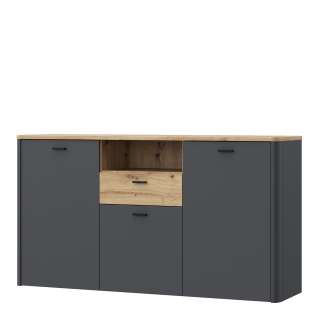 Skjenk Adia 158x86 cm - 3 dører - 1 skuff