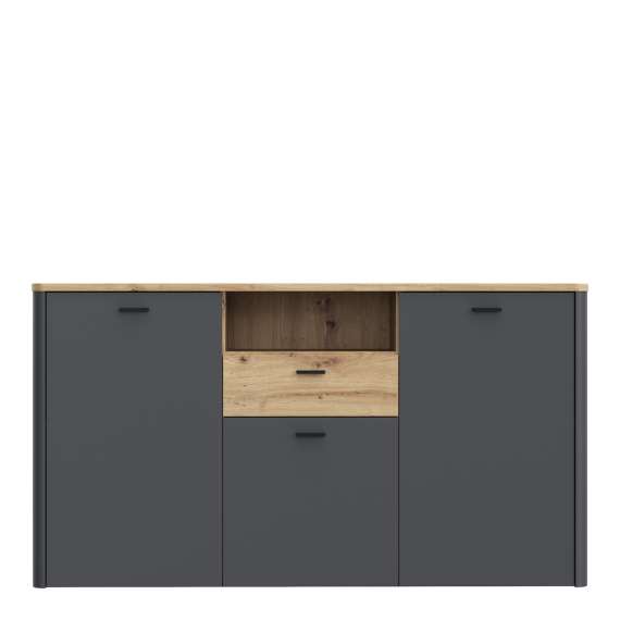 Skjenk Adia 158x86 cm - 3 dører - 1 skuff