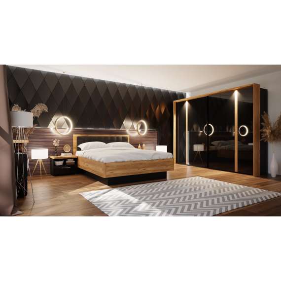 Seng Tuluza 140x200 cm - med oppbevaring