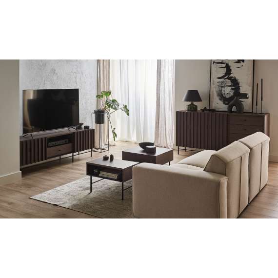 Tv-bord Piemonte 165x55 cm - med ben