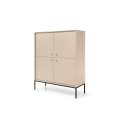 Skjenk Mono 104x125 cm - Beige - 4 dører