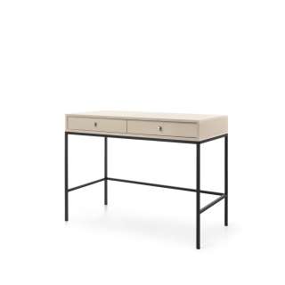 Sminkebord Mono 104x78 cm - Beige - 2 skuffer