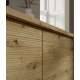 Tv-benk SHERWOOD 180x60 - 4 dører- rillet fronter - eik artisan