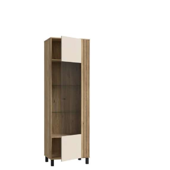 Vitrineskap Killar 63x196 cm - 1 dør - spiler