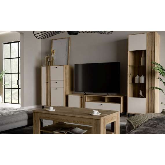 Vitrineskap Killar 63x196 cm - 1 dør - spiler