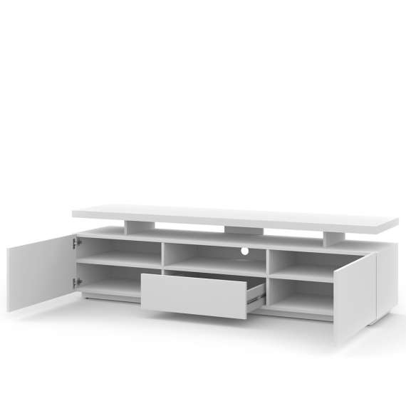 Tv-benk ADAM 180 cm - hvit matt