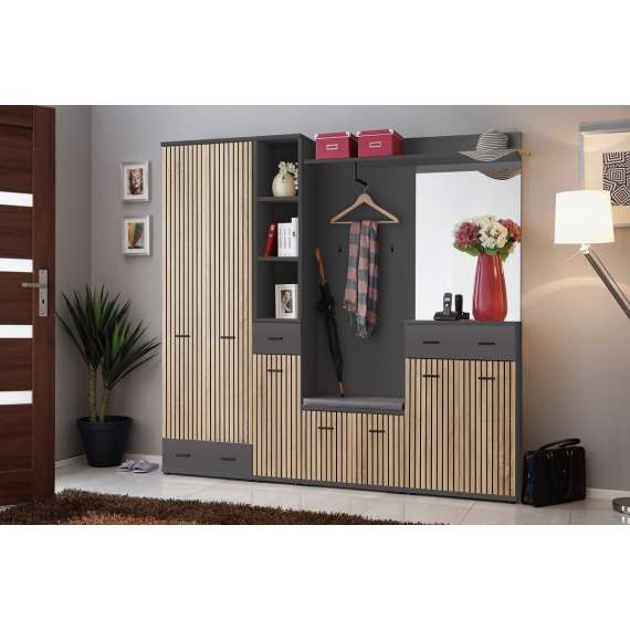 Veggpanell Marco  - antrasitt - 60 cm