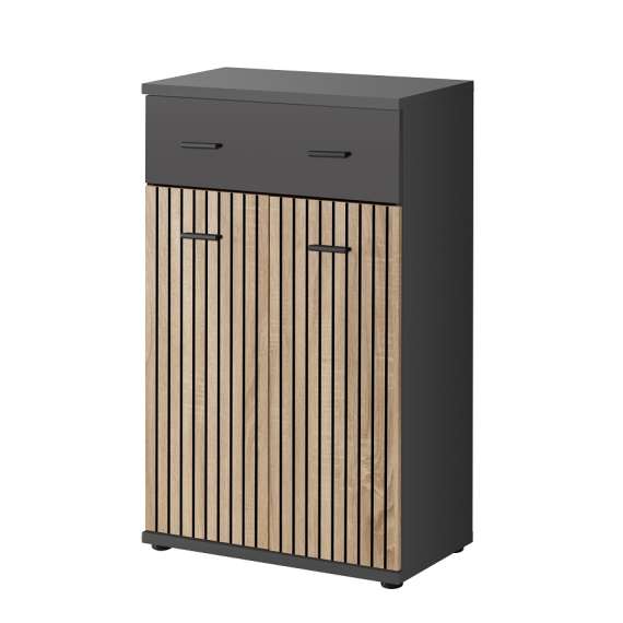 Entresett Marco II - 120 cm - antrasitt - eik artisan