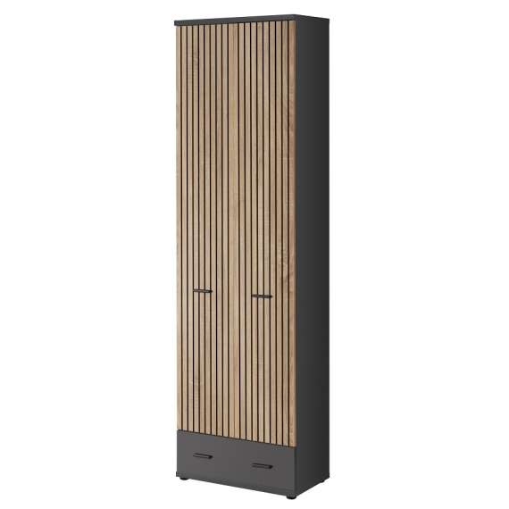 Entresett Marco III - 180 cm - antrasitt-eik artisan
